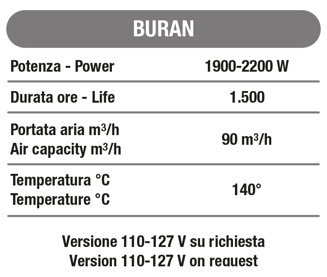 BURAN TOURMALINE 3800