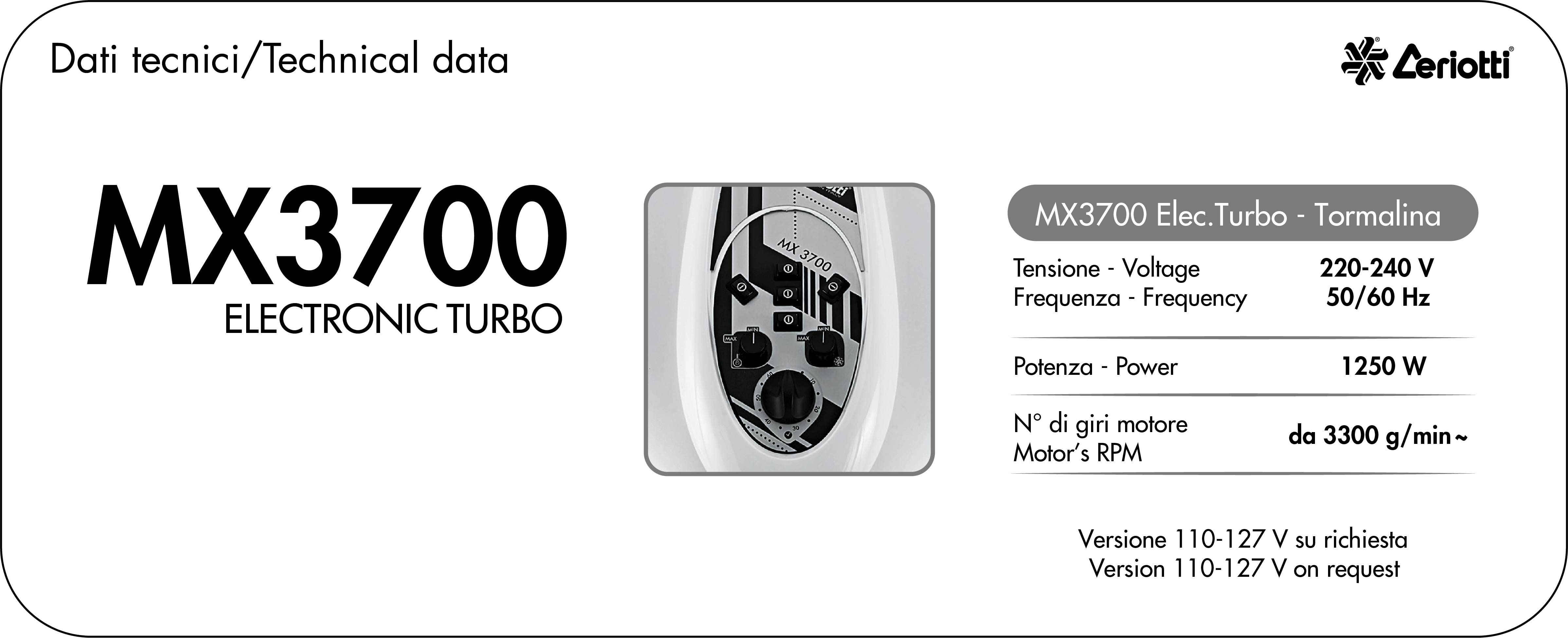 MX3700 ELECTRONIC